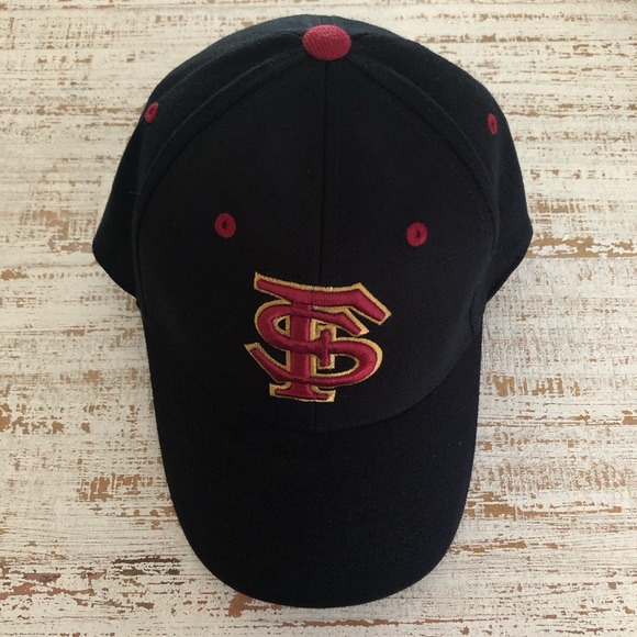 Fitted Black Fsu Hat | Poshmark